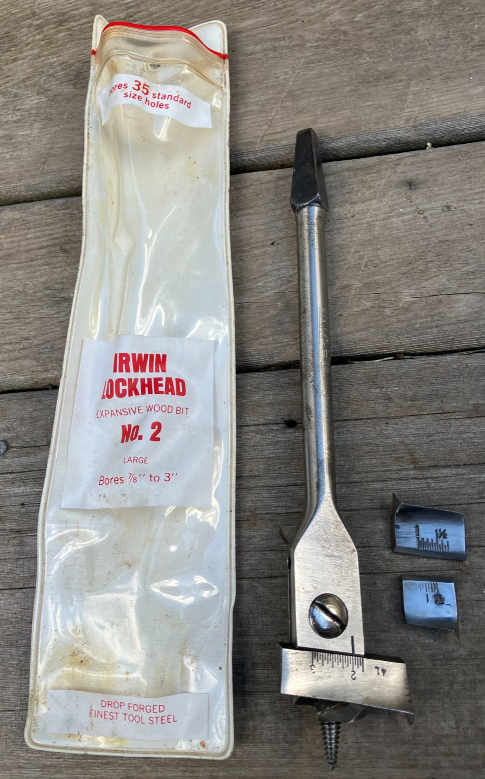 Irwin No 2 Lockhead Expansive Bit USA