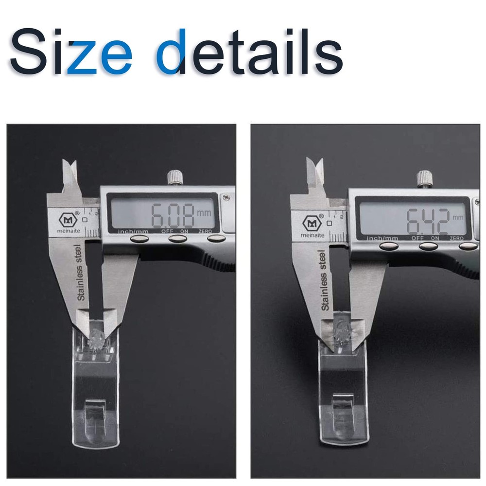 INCREWAY 30 Pack Shelf Support Peg, Clear Plastic Locking Transparent