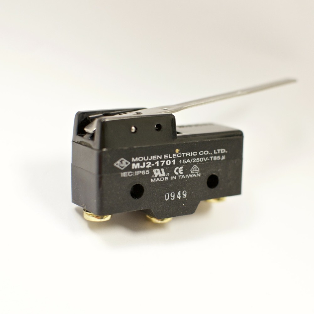 Moujen MJ2-1701 Micro Basic Limit Switch, Hinge Lever, 15A/250V-T85µ