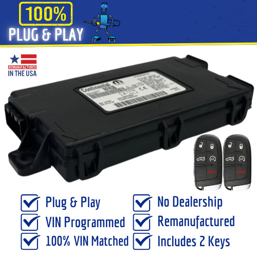 2011-2018 Dodge Charger Hub Receiver RF WIN Module Programmed w/ keys
