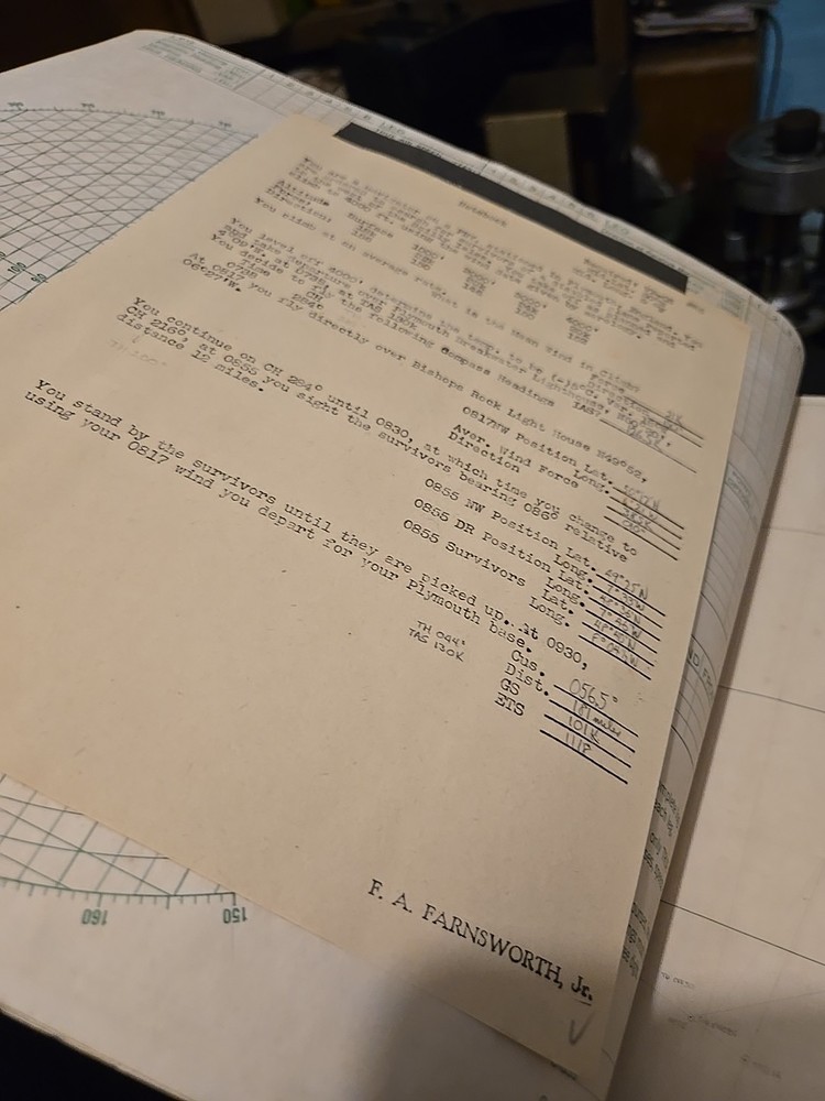 Vintage Air Navigation Notebook