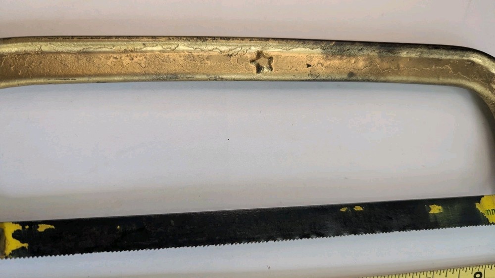 Vintage Cast Iron Hack Saw