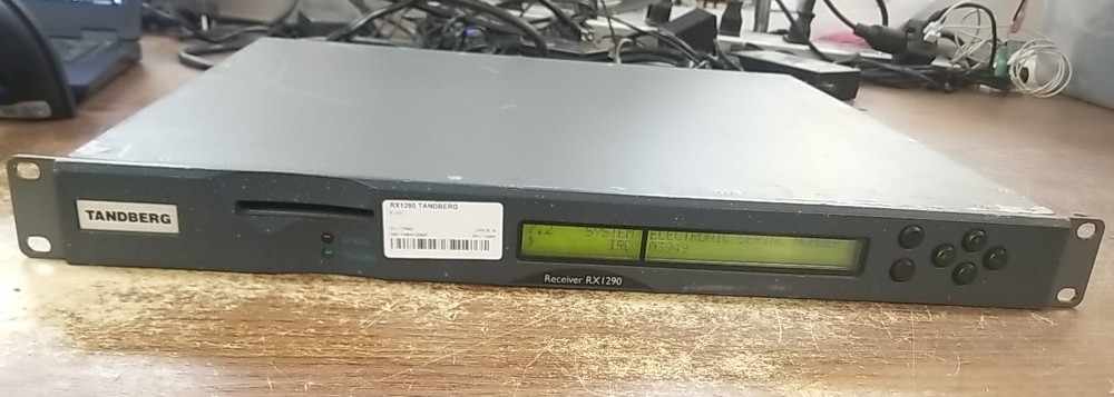 Tandberg RX1290 Multi-Format MPEG2/MPEG4 SD/HD Integrated Receiver. *READ⬇️*