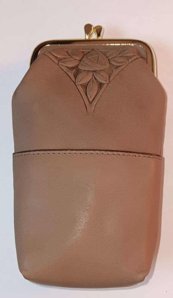 Rolfs Nostalgia Leather Cigarette Case, Tan