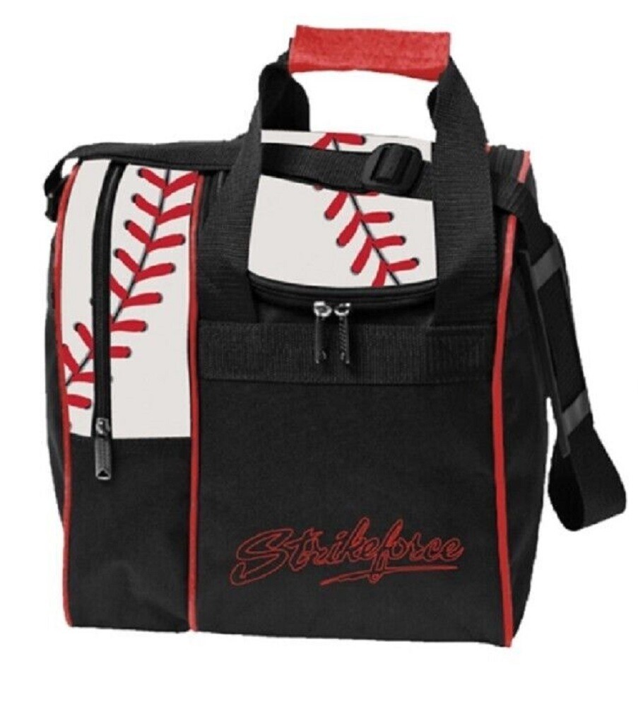 KR Strikeforce 1 Ball Bowling Bag Baseball Theme