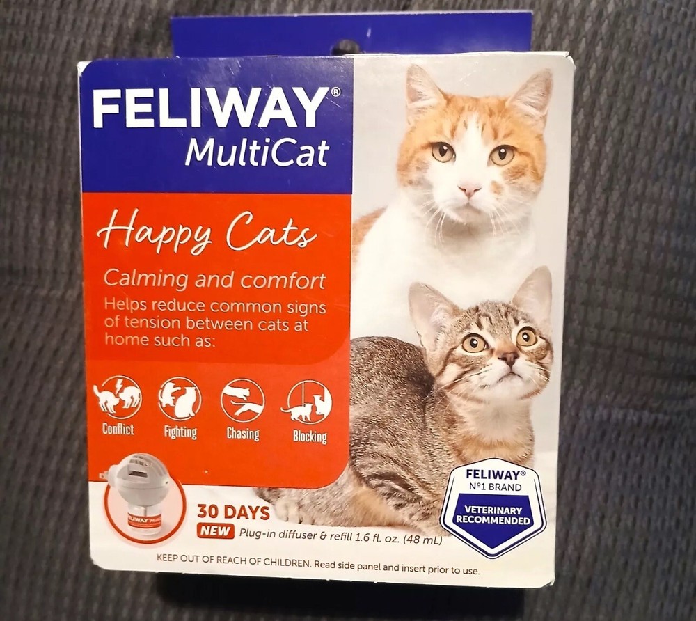Feliway Plug In Multicat Diffuser Starter Kit for Cats EXP 5/2026