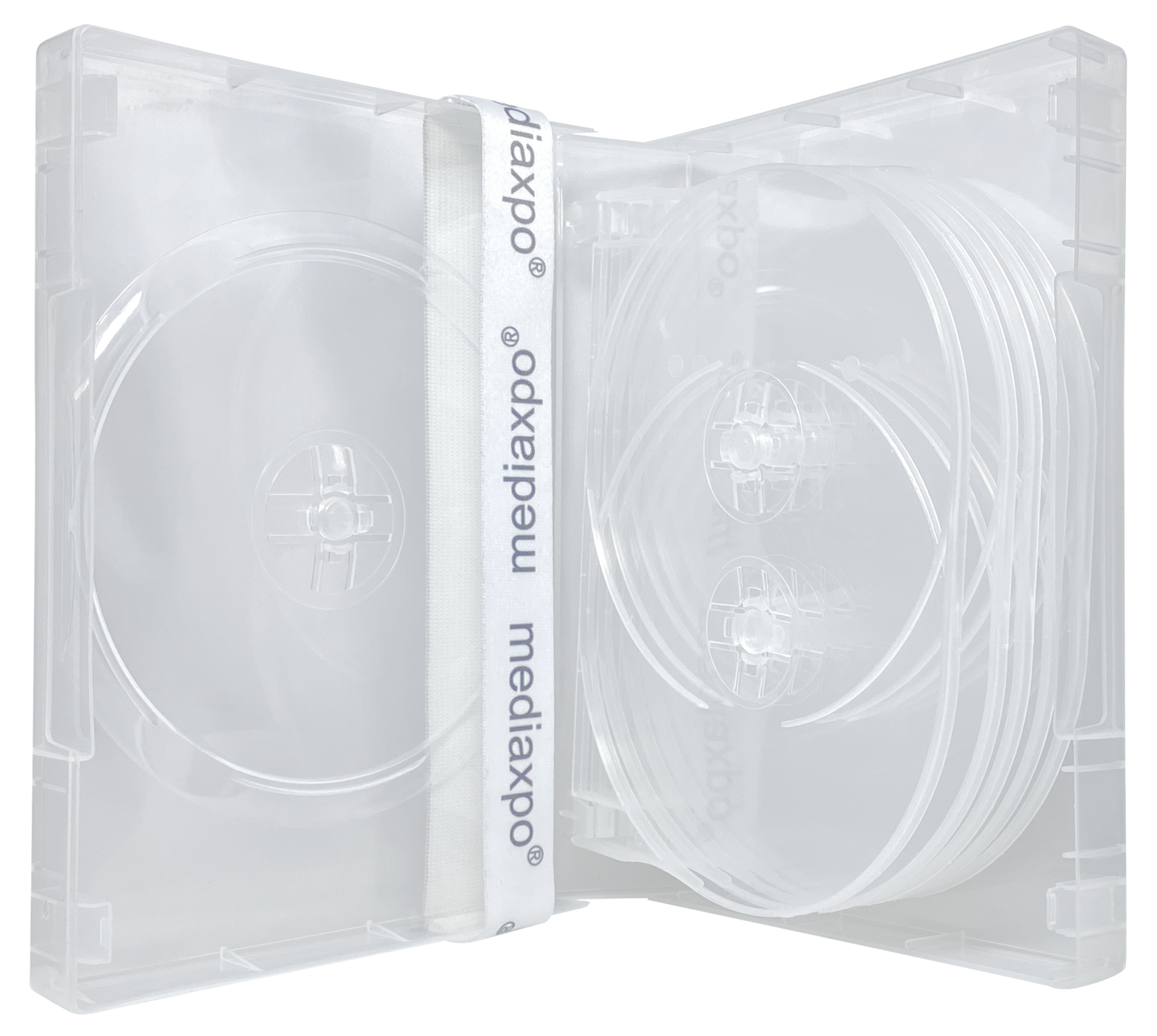 Clear 12 Disc DVD Cases Lot