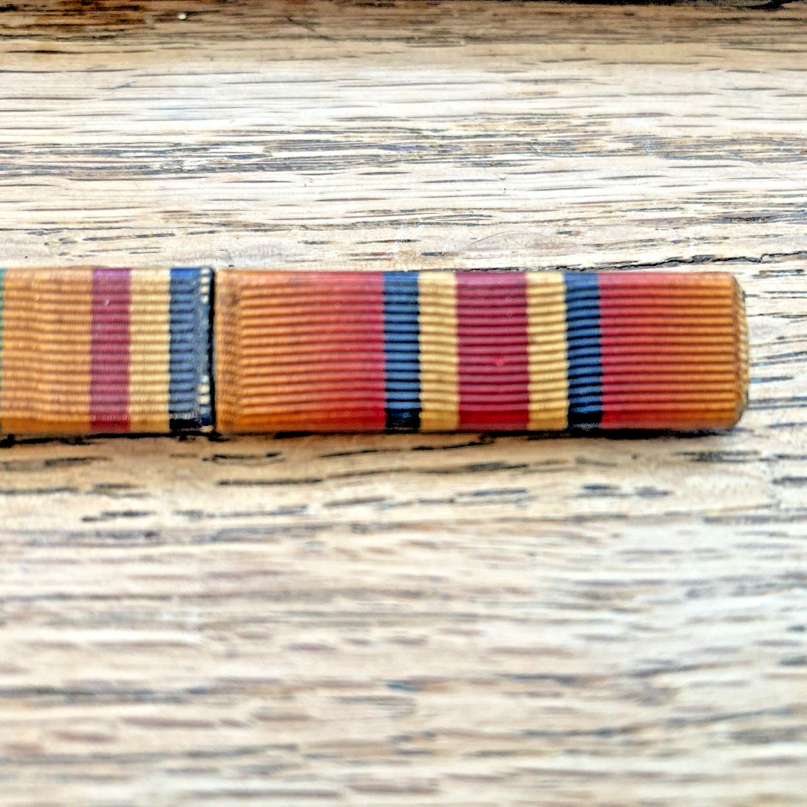 ORIGINAL ... 3 MERCHANT MARINE RIBBONS w/PB MOUNT usms maritime