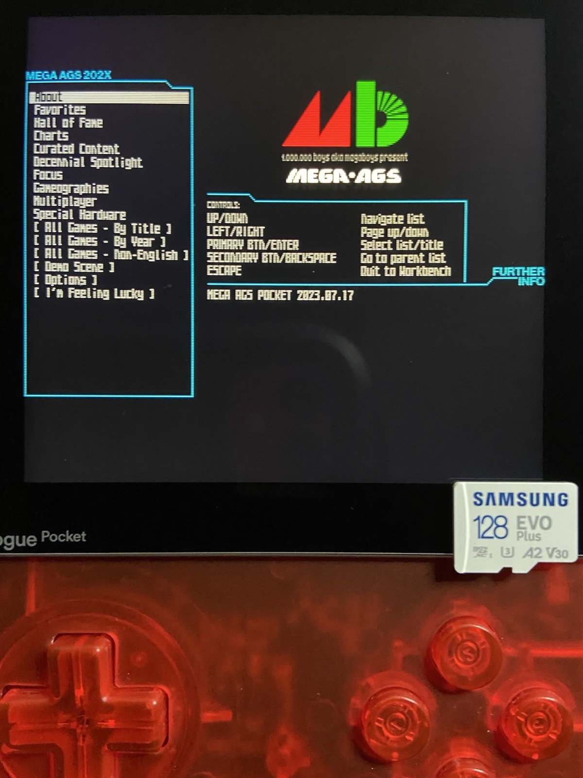 Analogue Pocket Micro SD Card