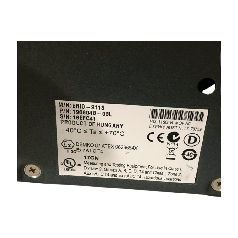 National Instruments NI CRIO-9024 CompactRIO Real-Time Controller