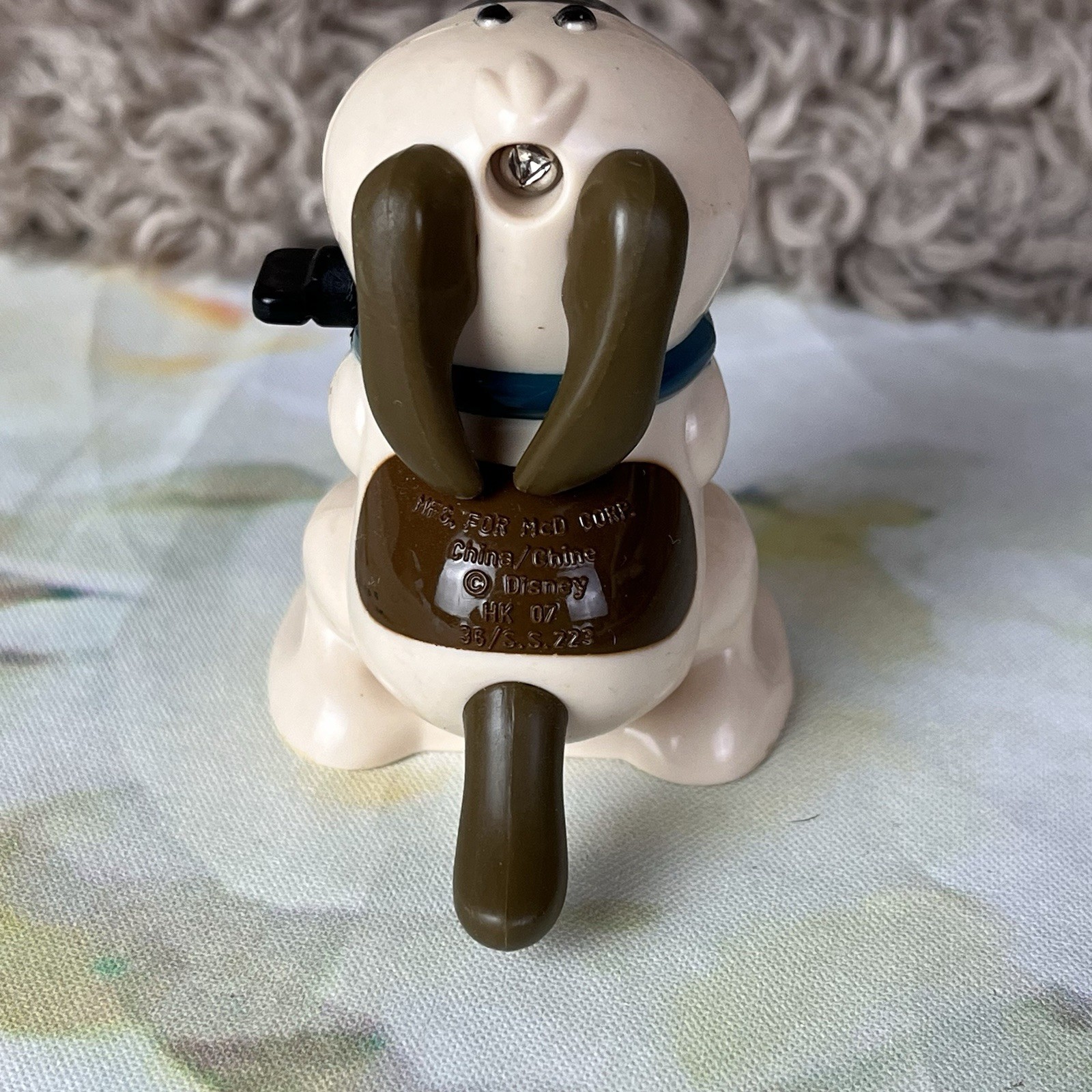 Vintage Disney Flipping Dog Wind Up McDonald’s Happy Meal Toy Plastic Works