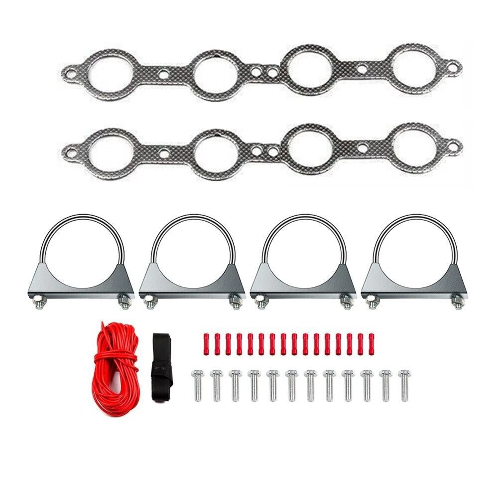 For 99-06 Chevy GMC Sierra Silverado1500 GMT800 Headers Exhaust Manifold +Y Pipe