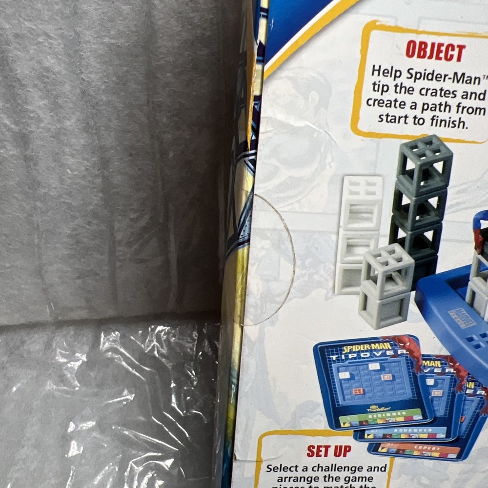 Spider-Man TIPOVER Game Thinkfun 2006 Marvel Single Player Never Opened