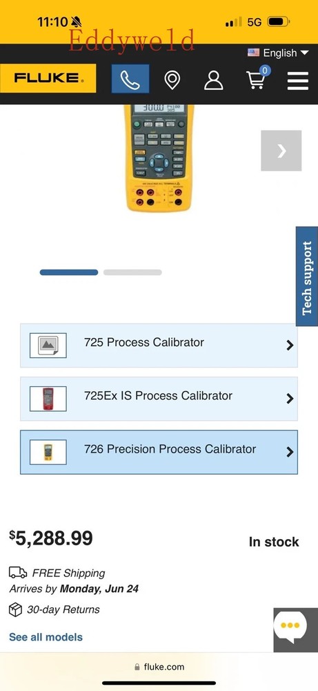 Fluke 726 Precision Multifunction Process Calibrator #Z