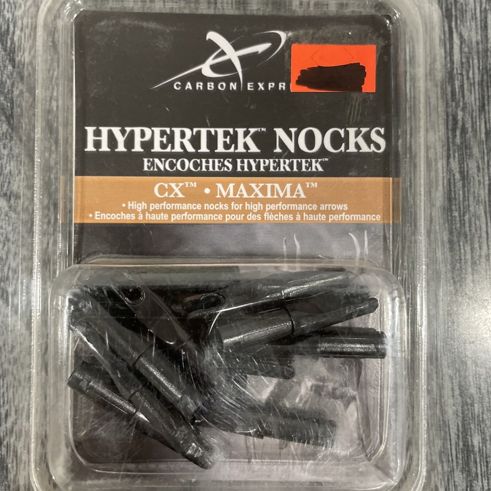 Carbon Express Archery CX Maxima TM HyperTek Nocks - Black Model W3422