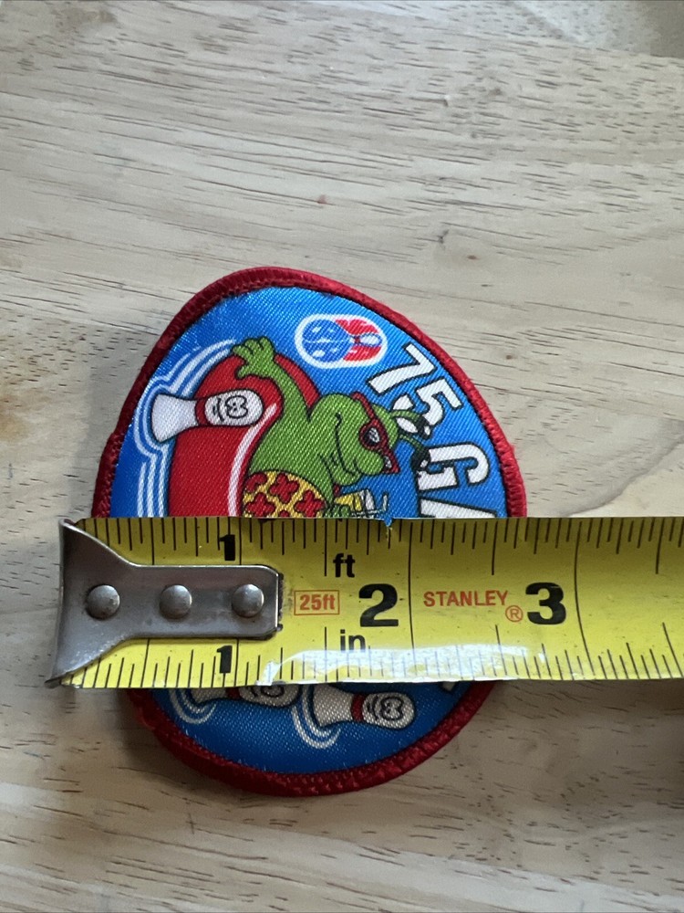 YABA 75 Point Game Bowling Patch Vintage
