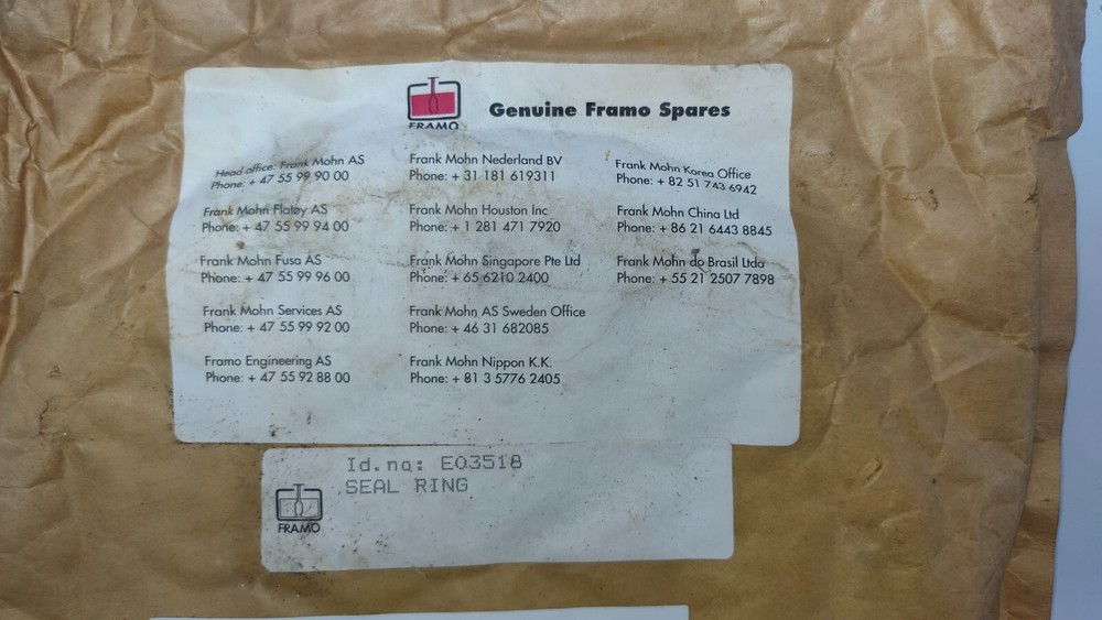 Framo Seal Ring E03518