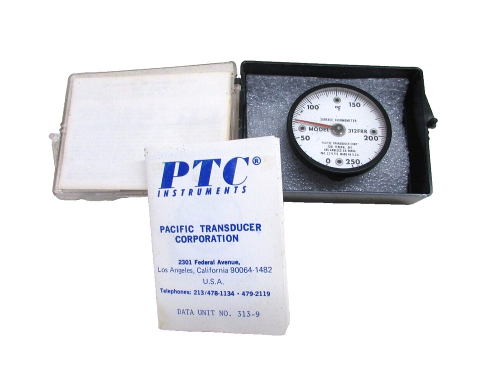 NOS! PTC INSTRUMENTS SURFACE THERMOMETER, 312FRR
