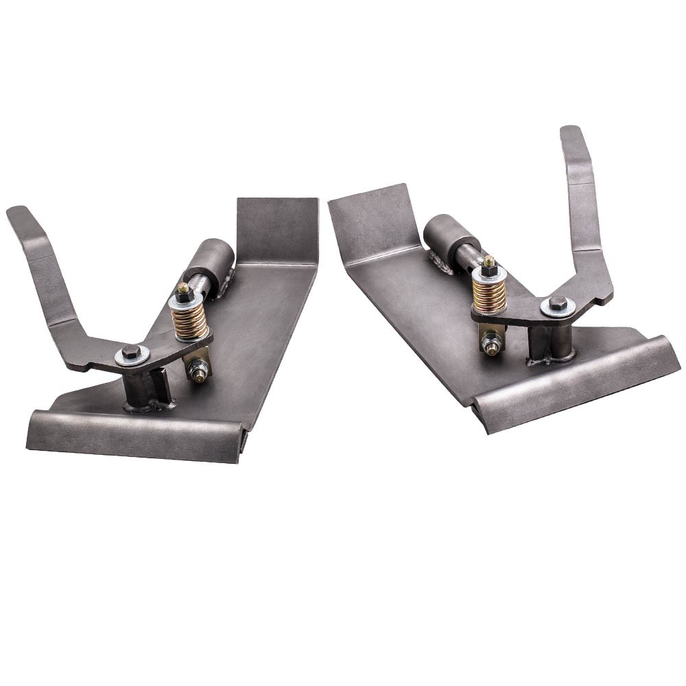 2 Pcs Skid Steer Quick Tach Conversion Adapter Set for Latch Box Weld-On