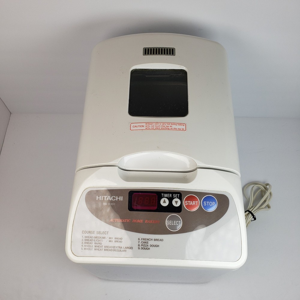 Hitachi HB-D301 Automatic Home Bakery White Bread Machine WORKING
