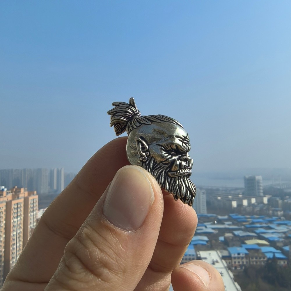 3D Pendant Cupronickel Knife Charm EDC Modification Accessory