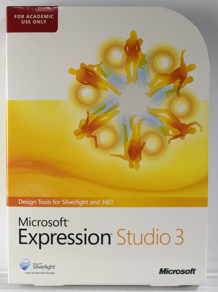 Microsoft Expression Studio 3 (Academic RETAIL Version) NEW SEALED!