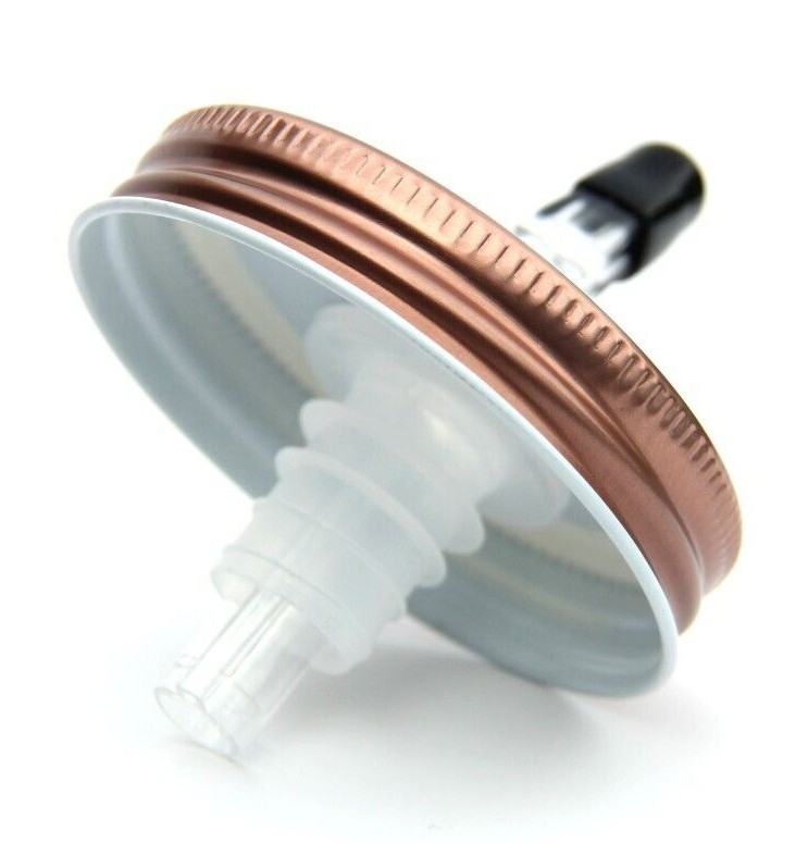 Mason Jar Pour Spouts Free Flow Regular Mouth Size 70mm dispenser Sprouting Lid