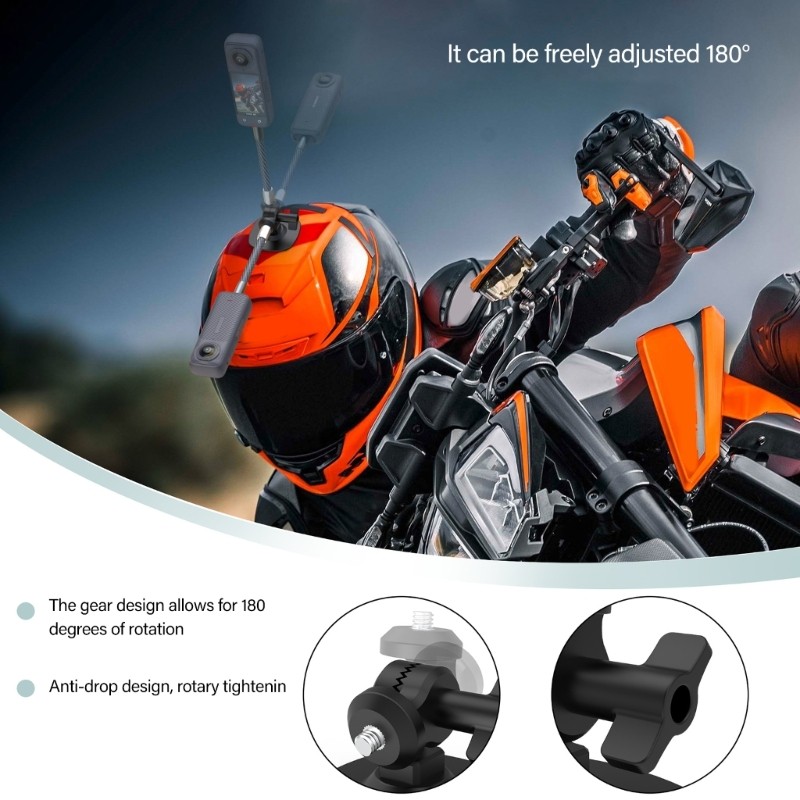 Adjustable Action Camera Flexible Fixed Base For /X4 Motorcycle Accessories
