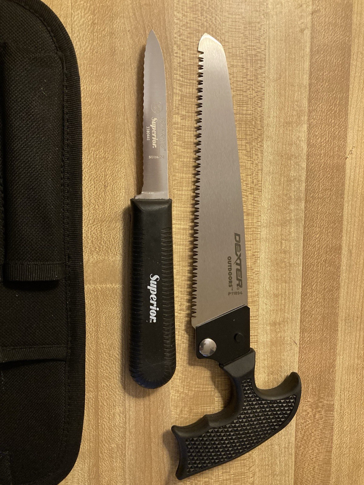 DEXTER OUTDOORS 3 PIECE KNIFE SAW  KIT/  HUNT - FISH