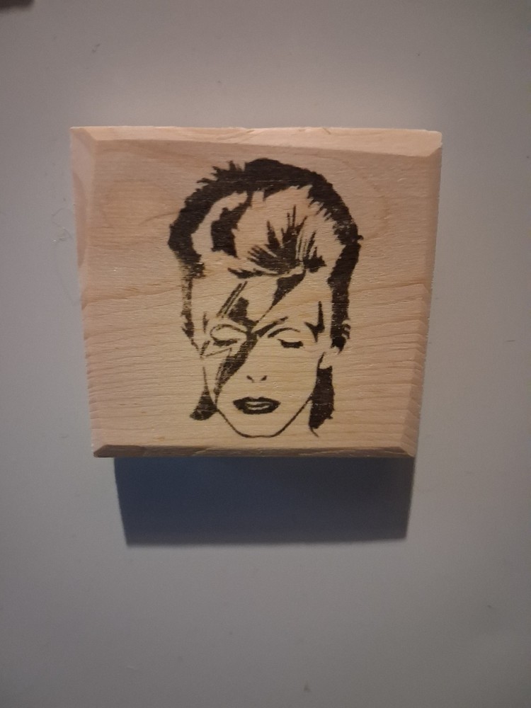 david bowie fridge magnet
