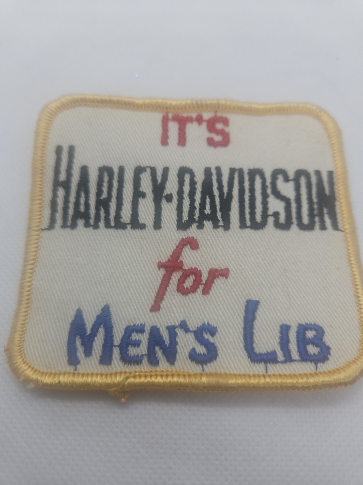 “HD For Men’s Lib” Harley-Davidson Patch / Emblem
