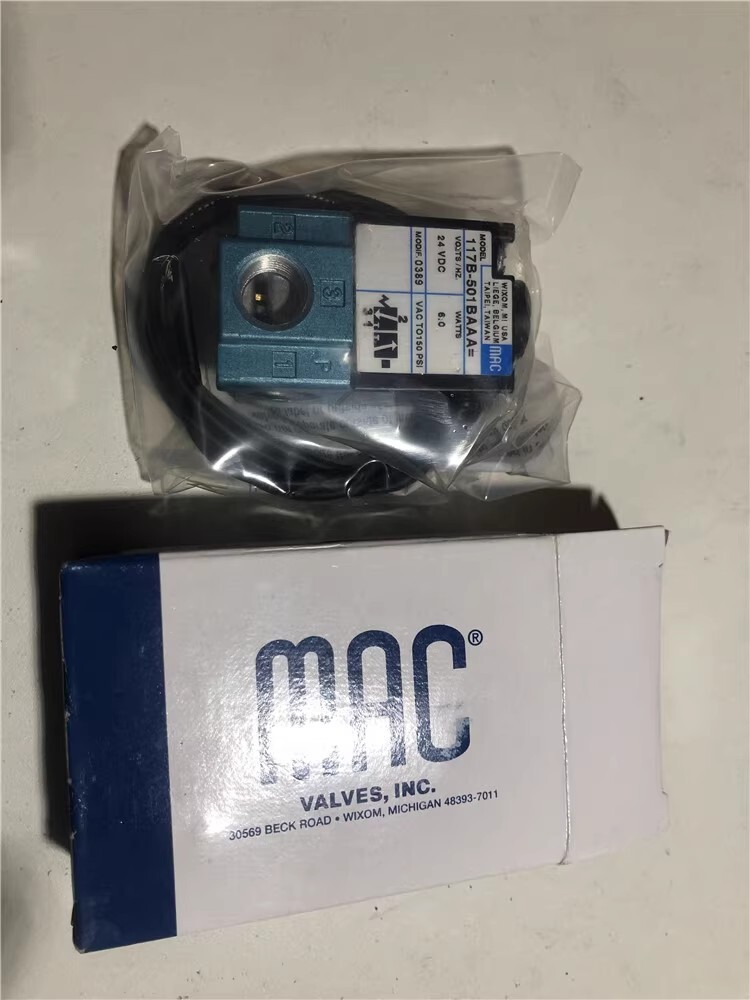 1pcs MAC Solenoid Valve 117B-501BAAA