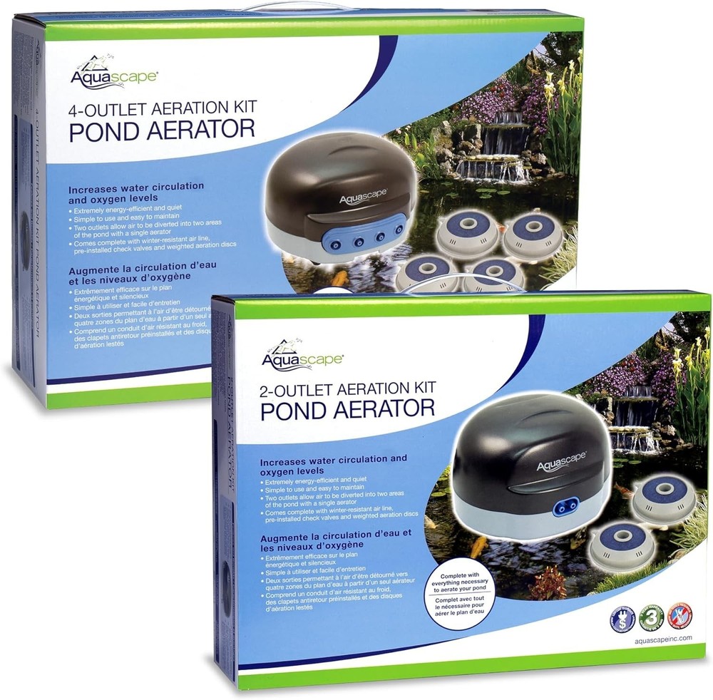 Weather-Resistant Pond Air System, 2 Outlets