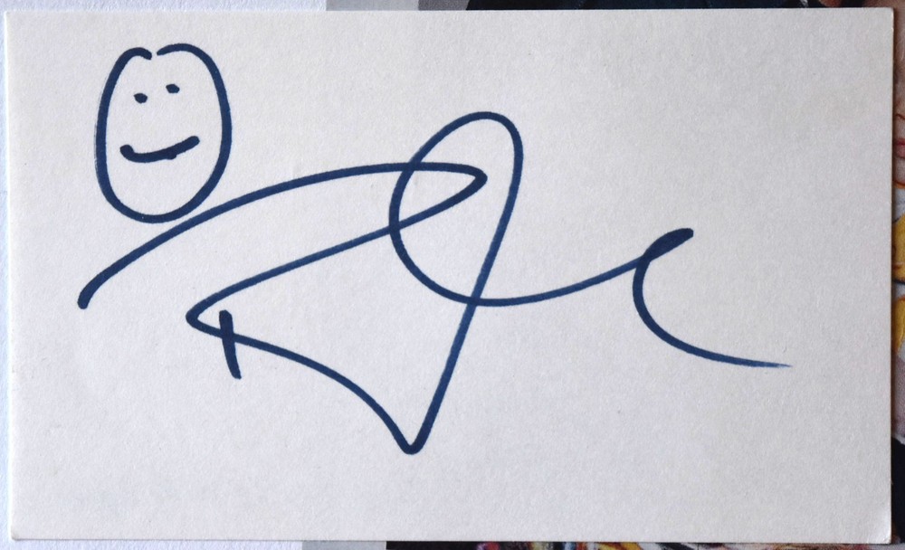 Boris Kodjoe Hand Signed Card