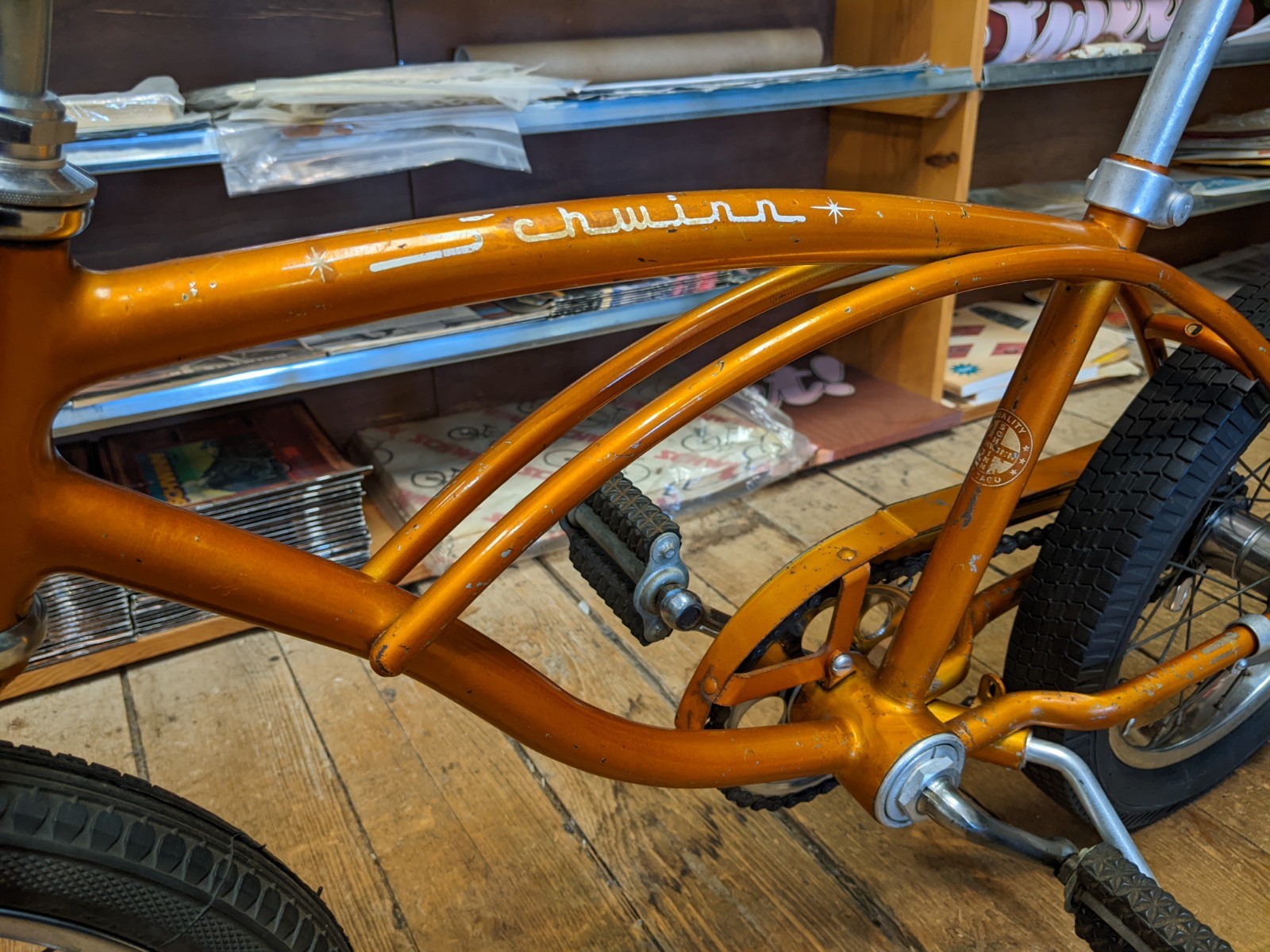 Original AD January 1968 Coppertone Schwinn Stingray Midget 16" Single Speed