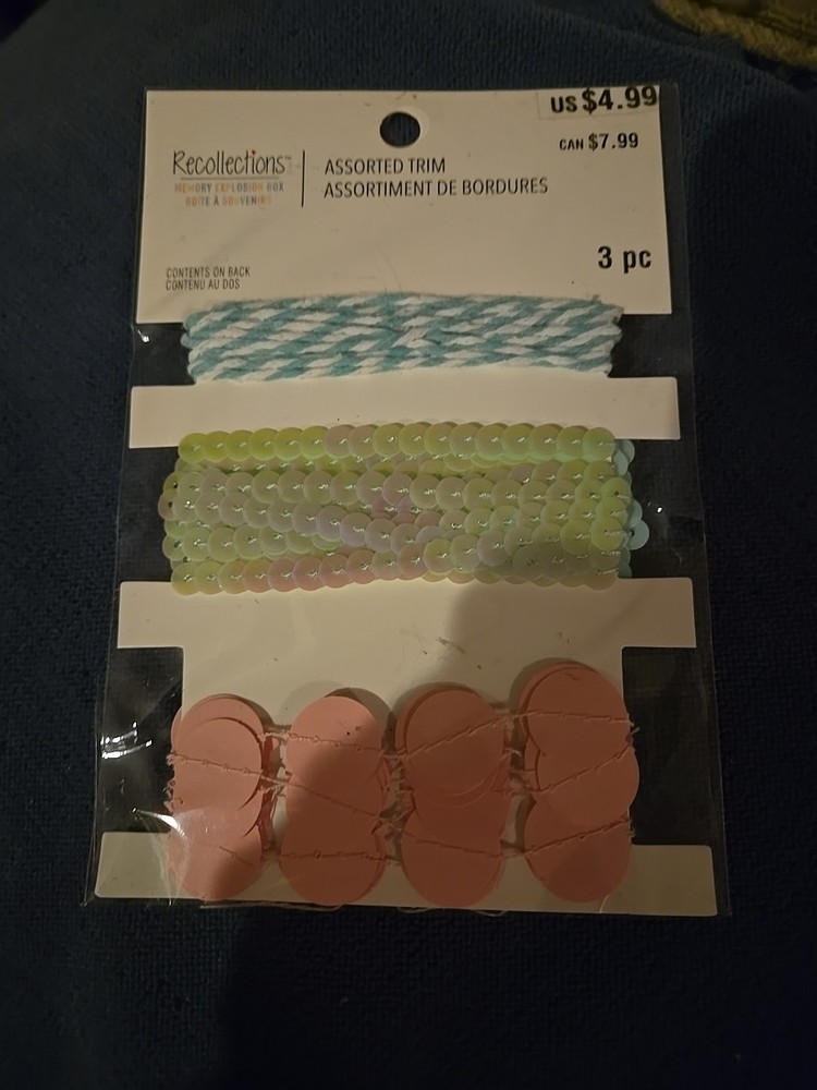 Recollections Memory Explosion Box Assorted Trim-New