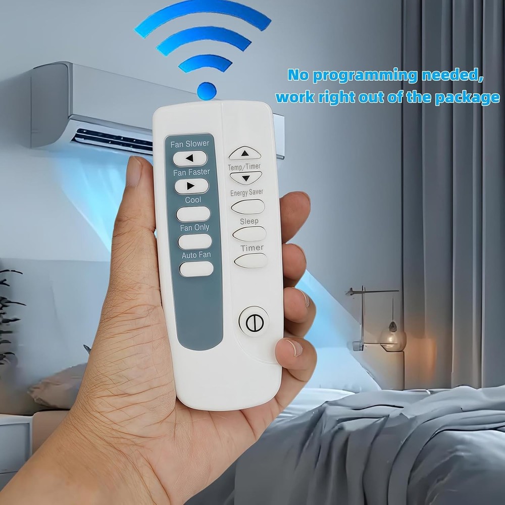 Replacement Remote Control Compatible for Frigidaire Window Air Conditioner