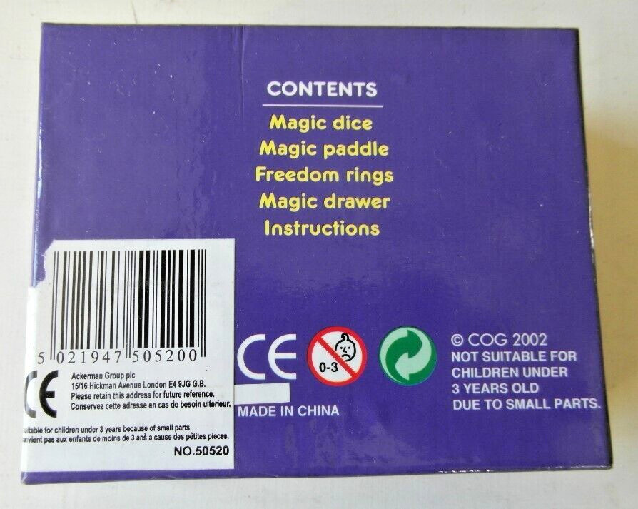 WIZARD Box of Magic Tricks with Instructions