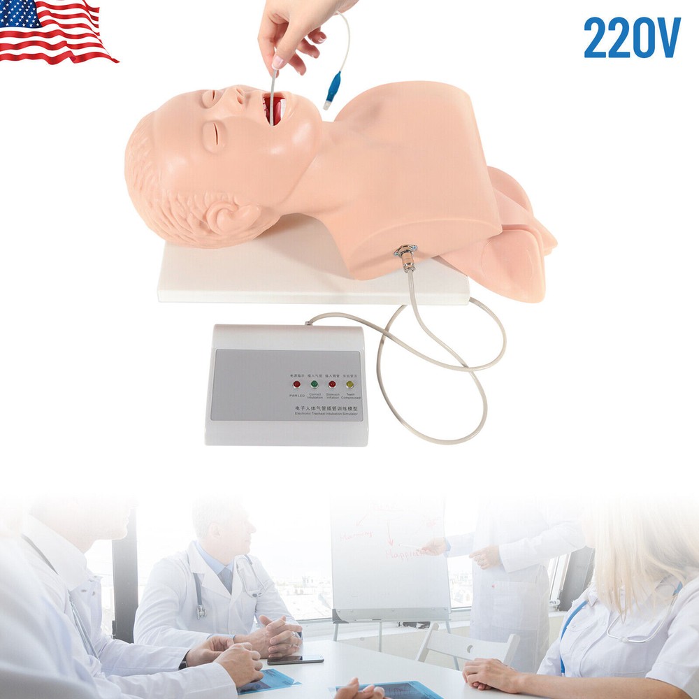 Intubation Manikin Study Teaching Simulator Airway Management Trainer Tool Model