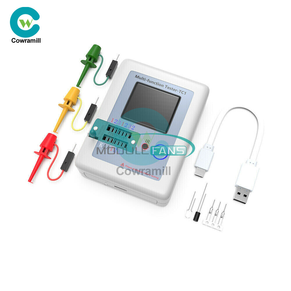 LCR-TC1 Multifunction Transistor Tester TFT Diode Triode Capacitance Meter ESR