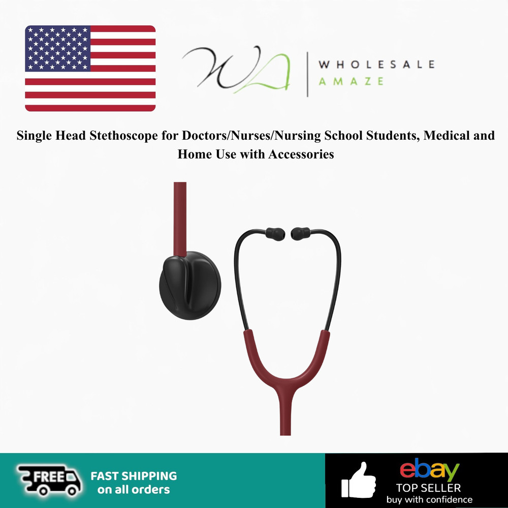 Clairre Single Head Stethoscope for Doctors/Nurses/Nursing School Students