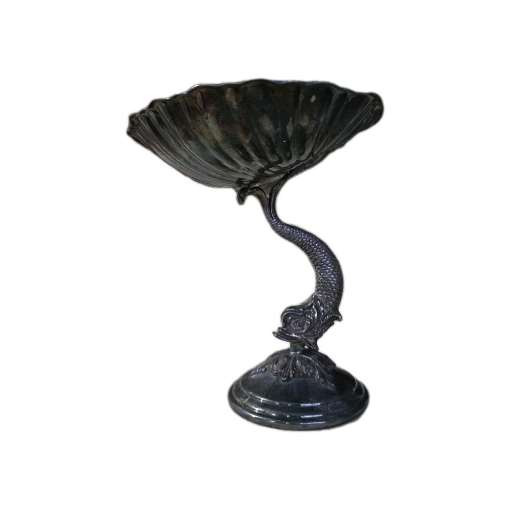 Reed & Barton 669 Silver Plate Koi Candy Dish