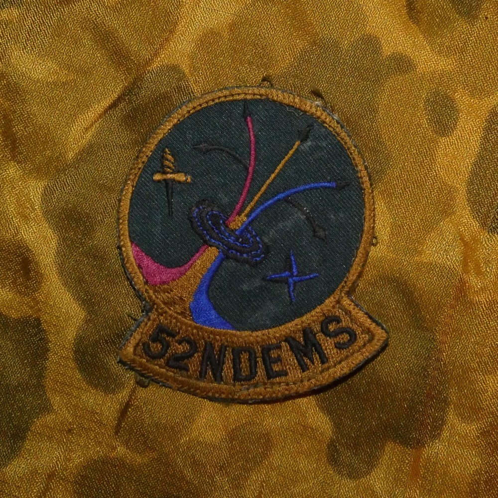 Original USAF 52nd Equipment Maintenance Squadron Foreign-Made Subdued Patch