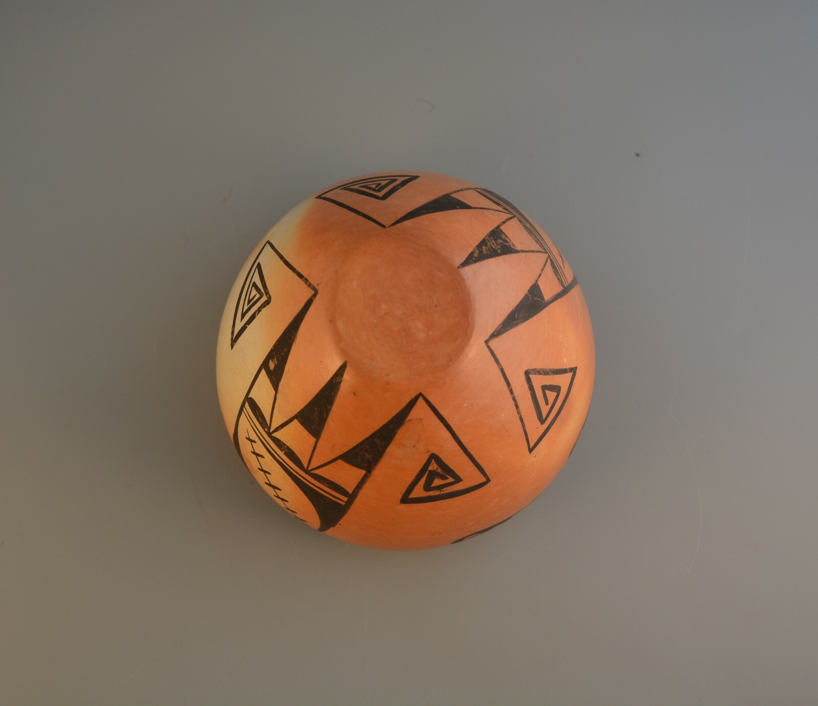 Vintage Traditional Hopi Pueblo Indian Pot - 5 1/8" Across