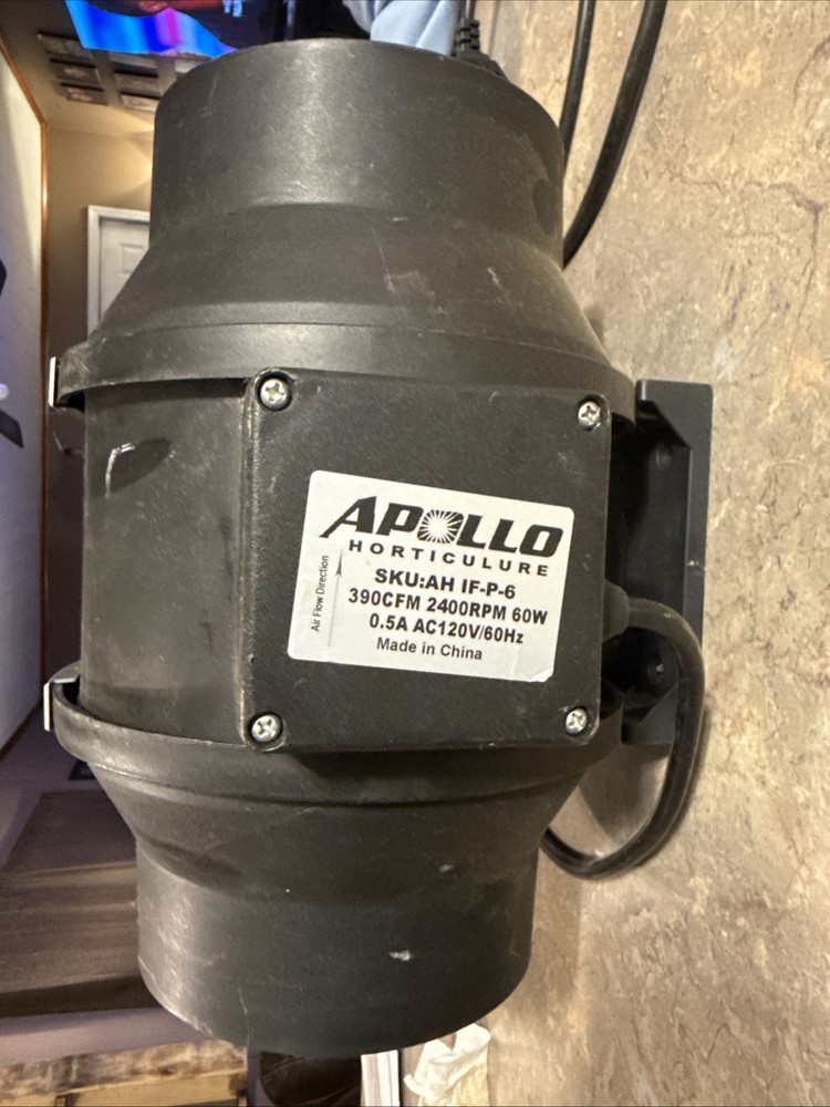 Apollo Horticulture 6” Inline Fan