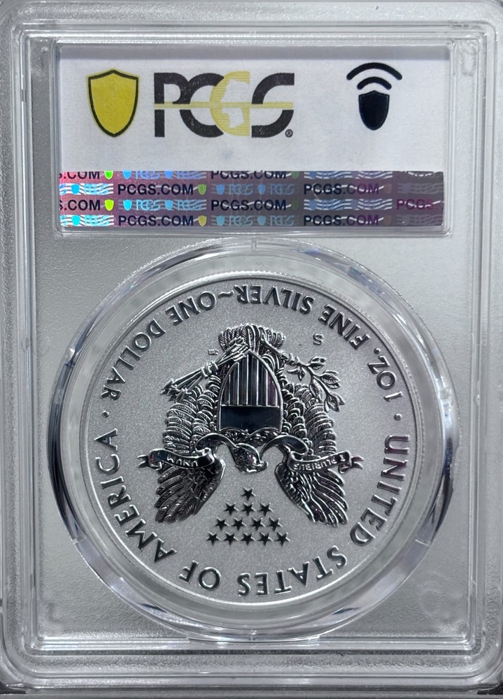 2012-S Silver Eagle Reverse Proof 75th Anniversary PCGS PR69 PF69 2012 S $1