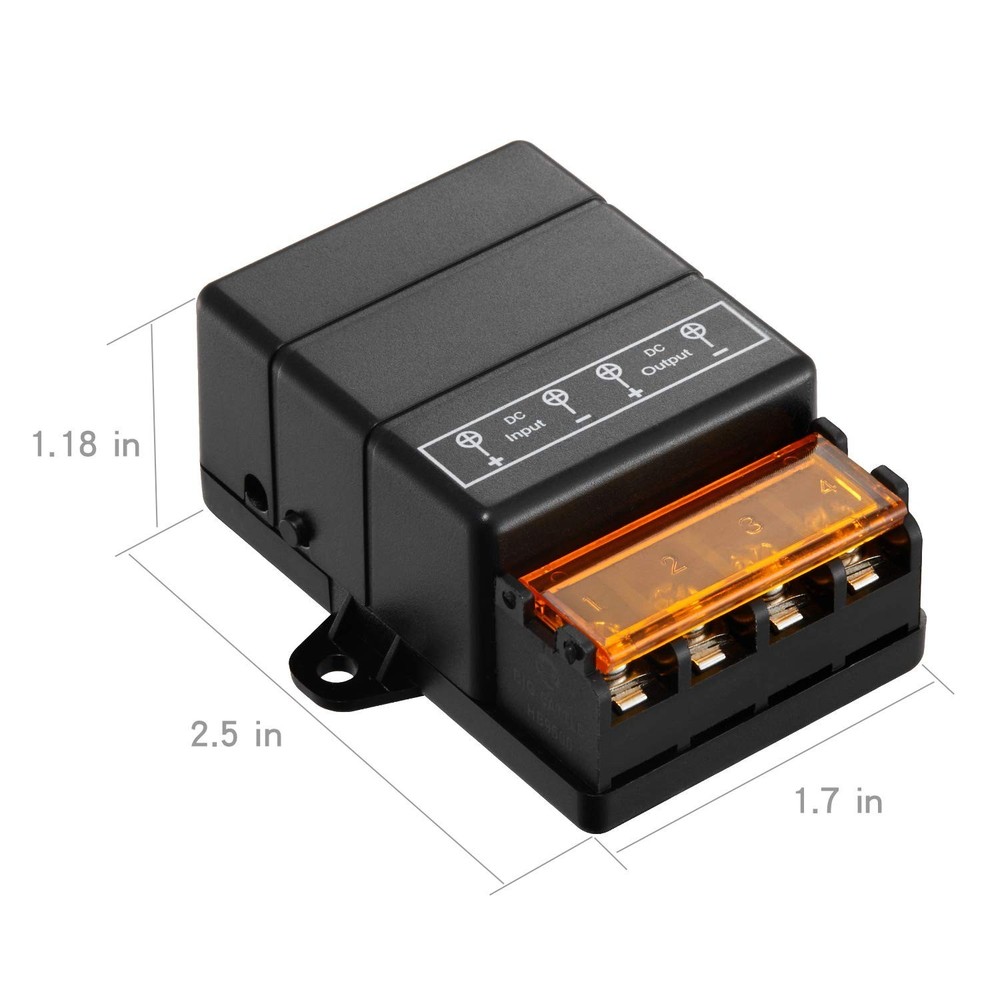 12volts Remote Control Switch, DC 12V/24V/Long Range Wireless Remote Switch w...