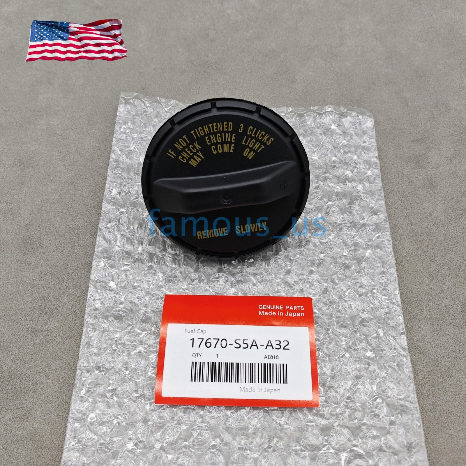 OEM!! Gas Fuel Filler Cap For 2001-05 Honda CIVIC S2000 Element 17670-S5A-A32