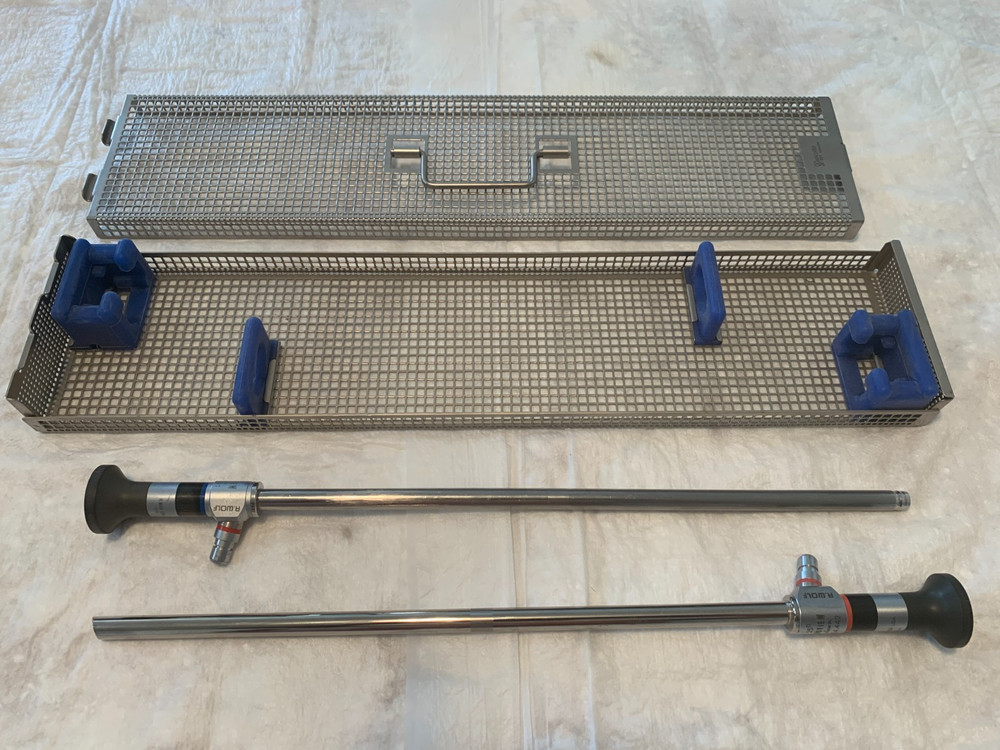 Set, R. Wolf 10mm Endoscopes with Case
