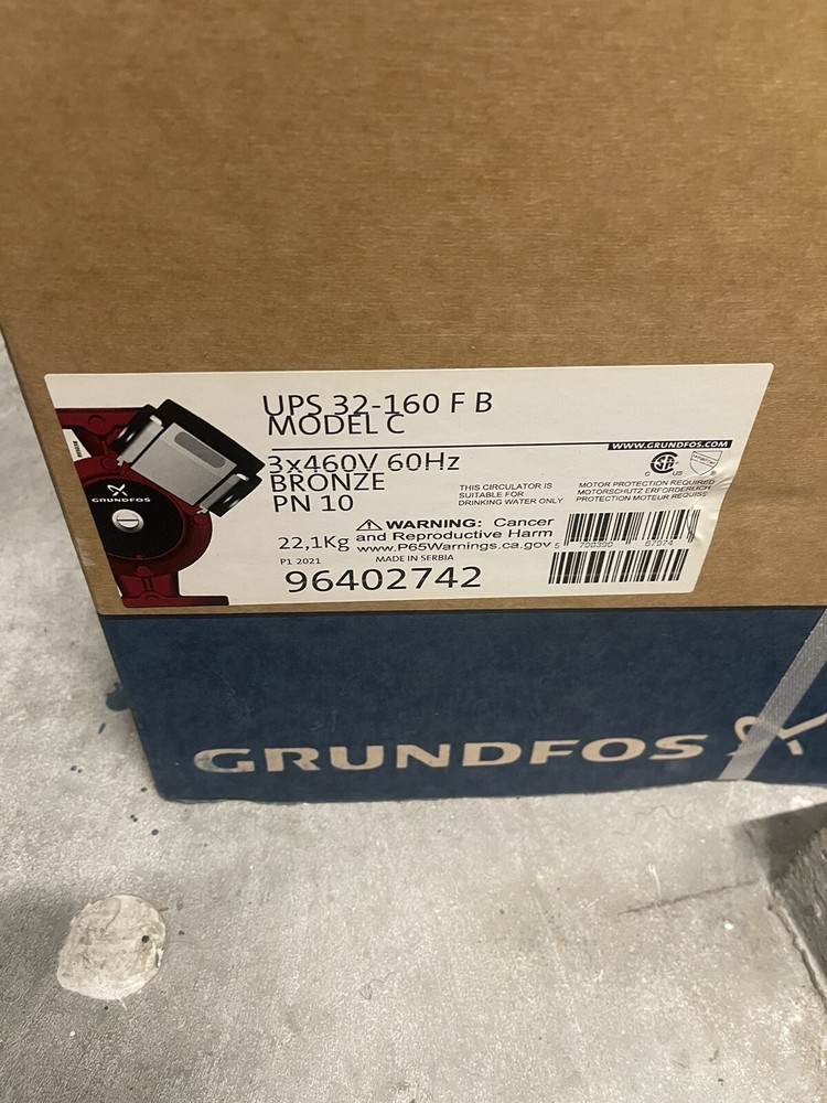 grundfos circulator pump Ups32-160fb Model C
